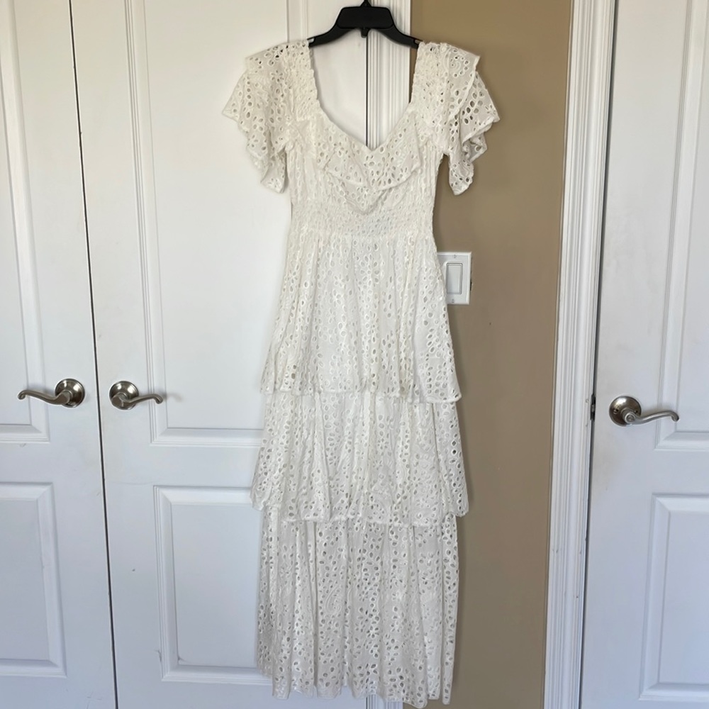 Kendall +Kylie ruffled maxi dress